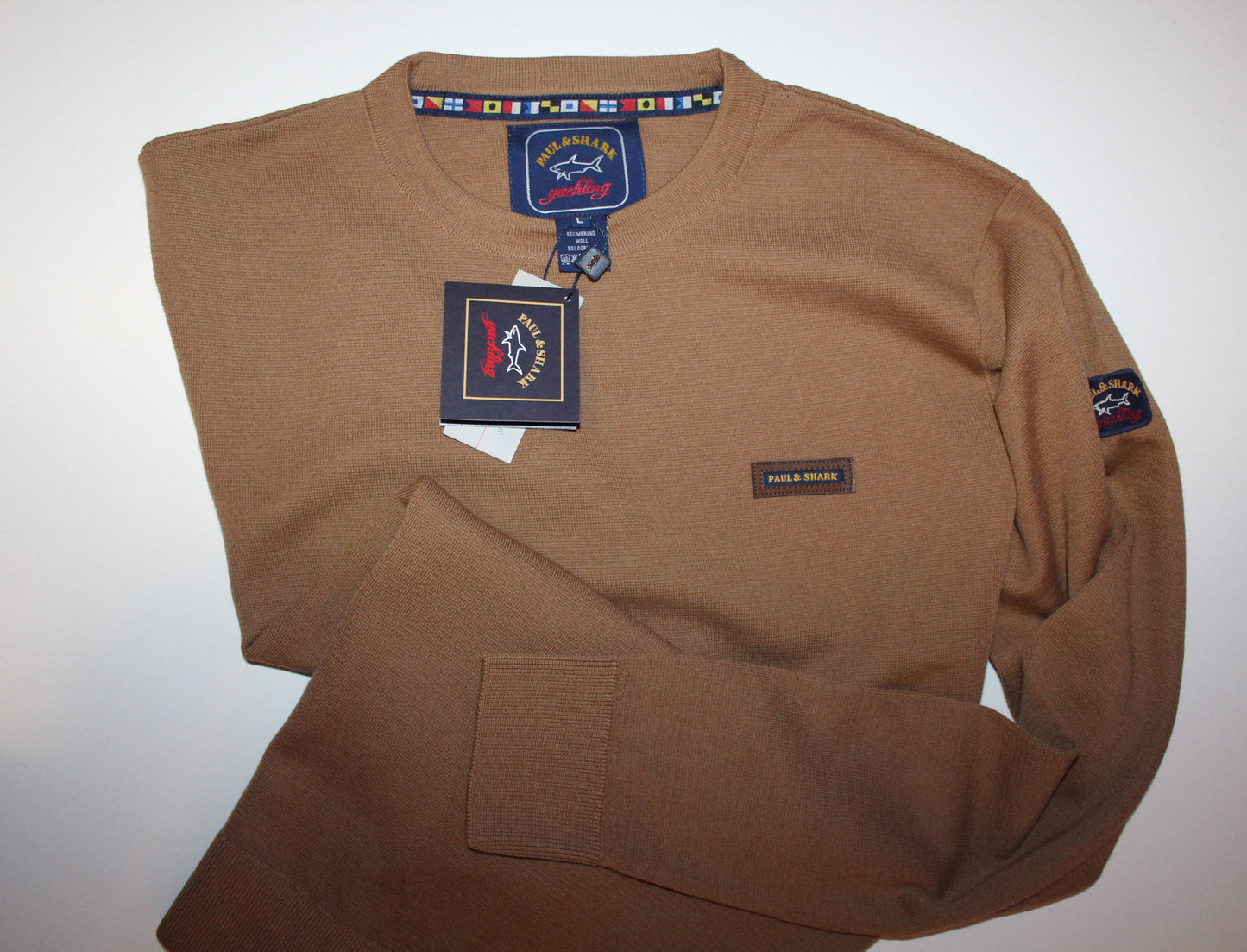 Camisola 3F Gola Redonda Paul & Shark Regular Fit /Superfine Merinos :-)