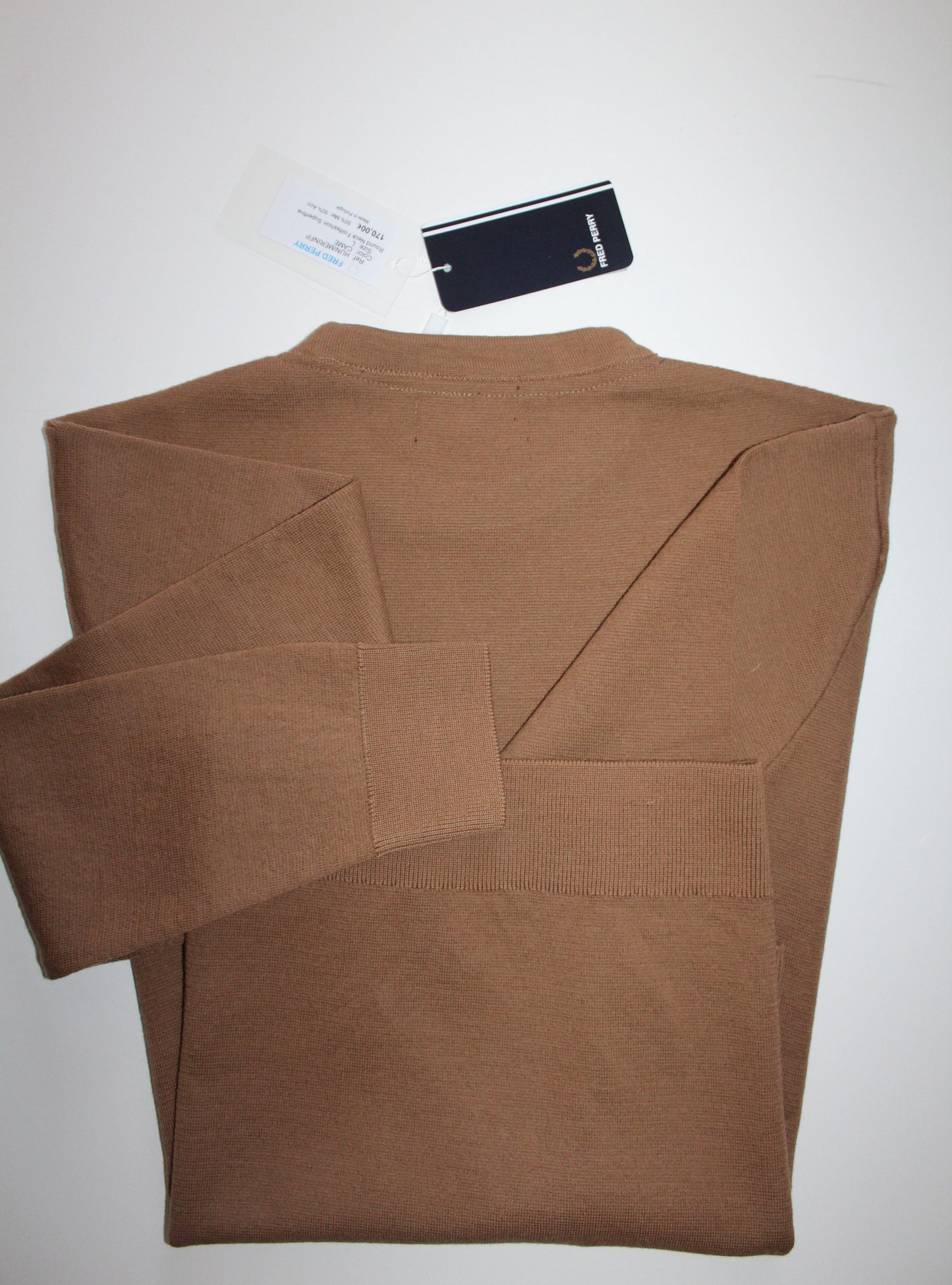 Reposição!! :-) Camisola 18 GR Fred Perry Regular Slim Fit /Superfine Merinos **Nova Chegada :-)