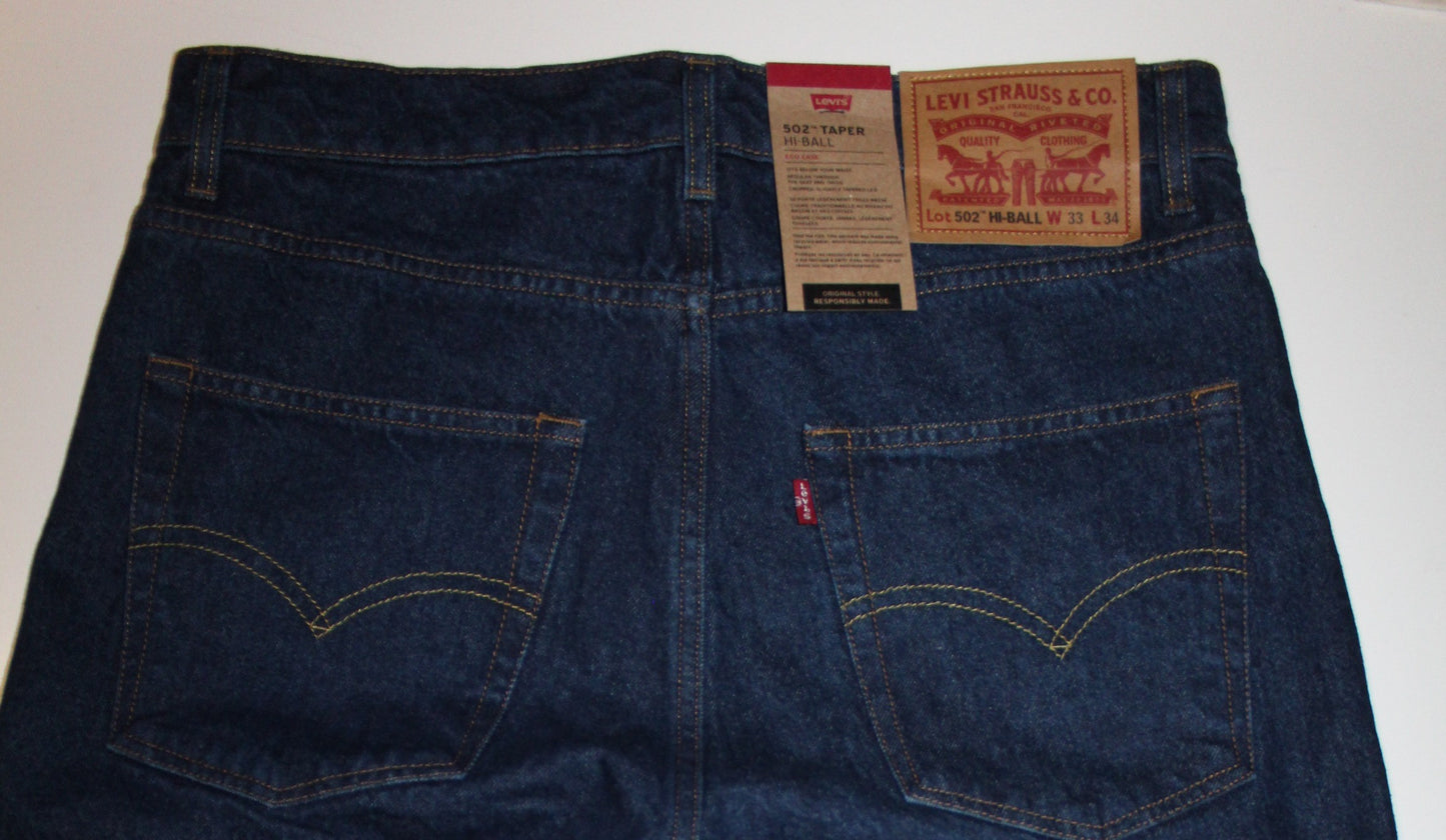 Calça 18 Levis 502 Hi Ball