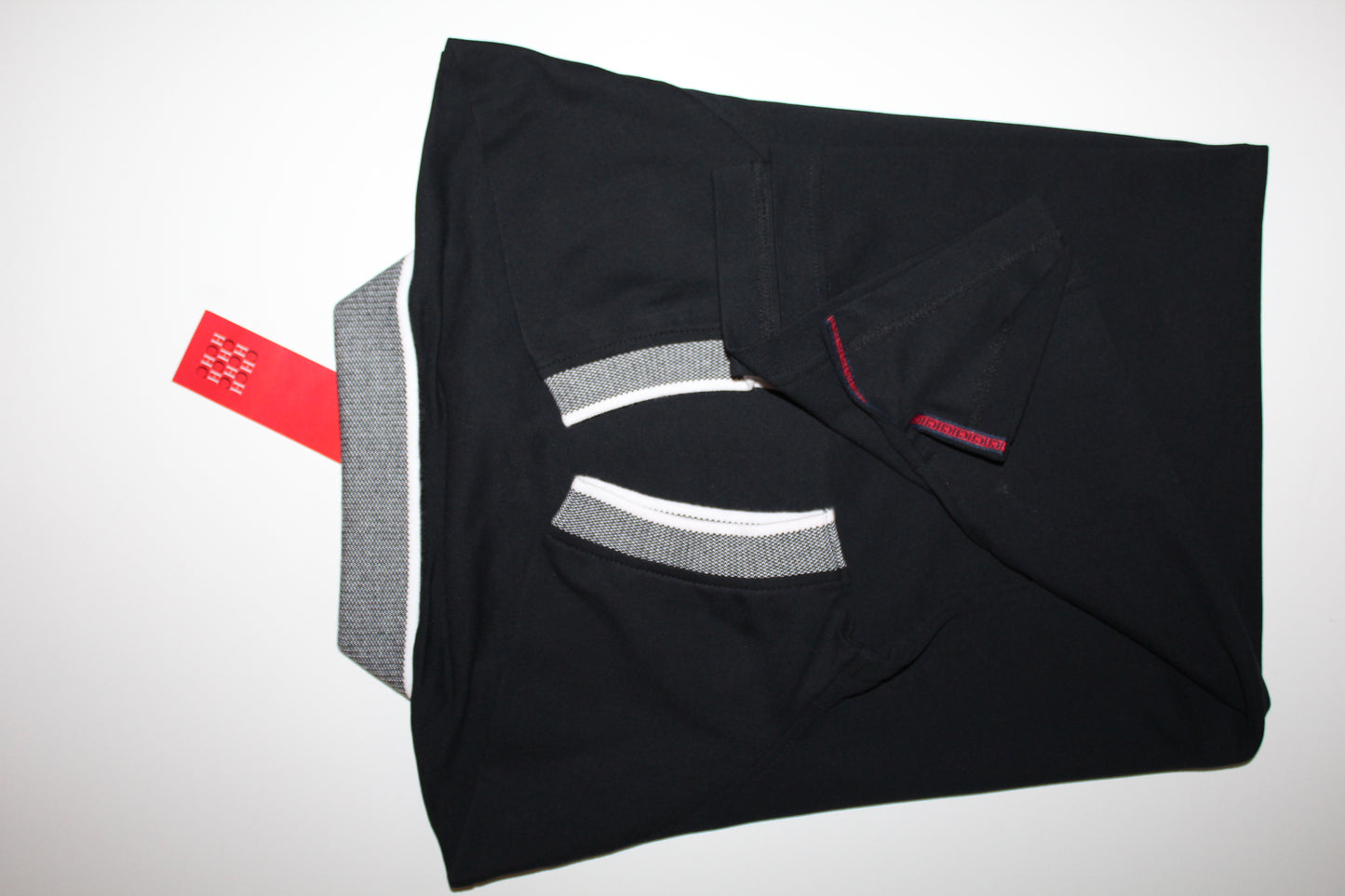Polo 9 Carolina Herrera Regular Slim Fit Preto
