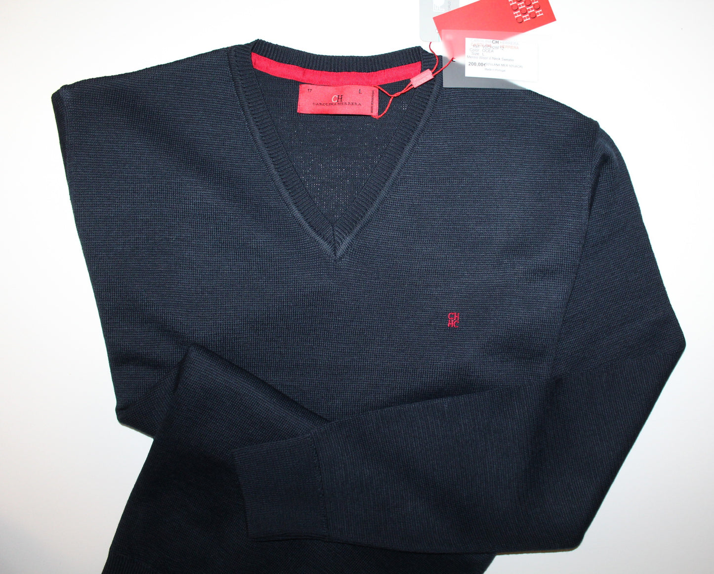 Camisola 6A GV Carolina Herrera Slim Fit Merino **Oferta especial de 4.90 desconto !! :-)