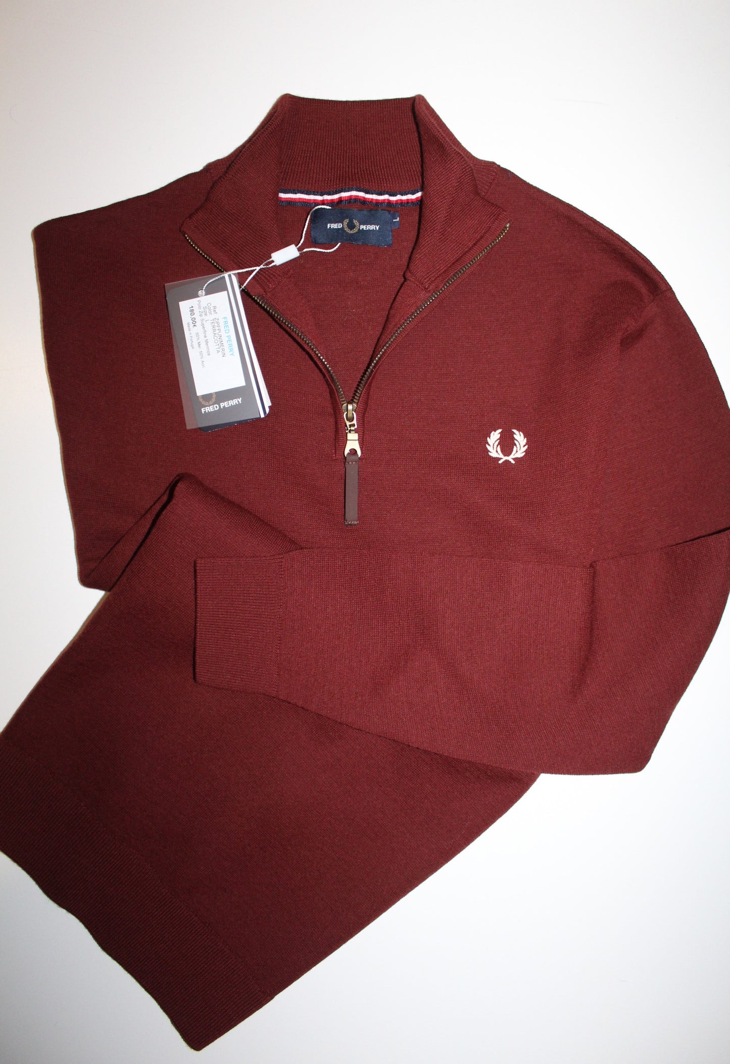 Camisola Polo 17 GF Fred Perry Regular Slim Fit /Superfine Merinos :-) **OFERTA 2.90 € de desconto :-)