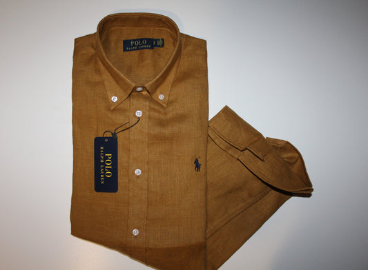 Camisa 14 Polo Ralph Lauren Regular Slim Fit **Linho**