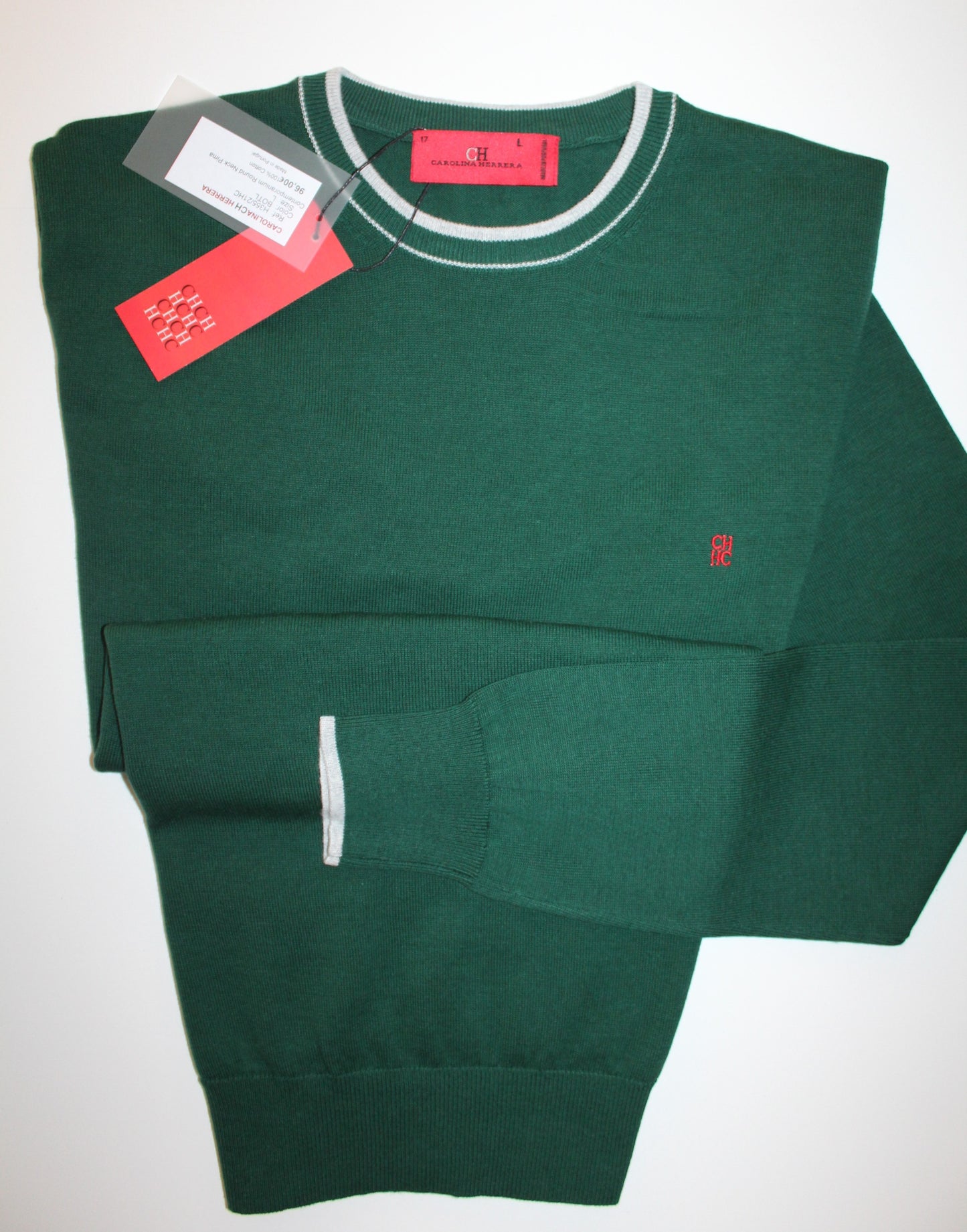Camisola 5A GR Carolina Herrera Slim Fit  Oferta de 3.90 desconto! 🙂