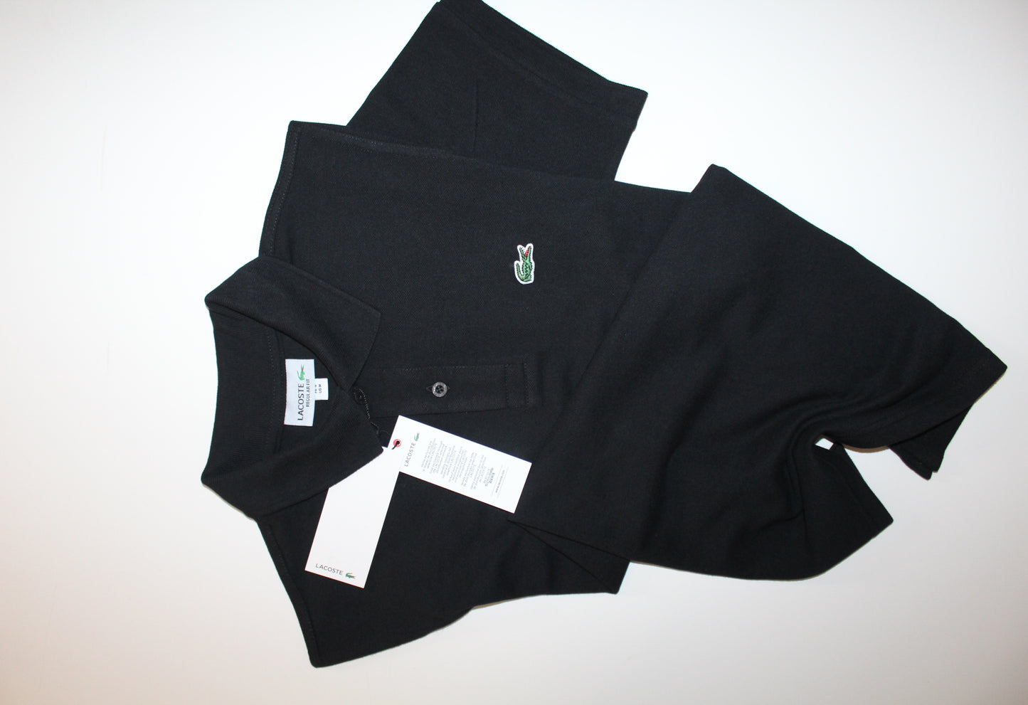 Polo 1 Lacoste Regular Slim Fit  Preto!! :-)