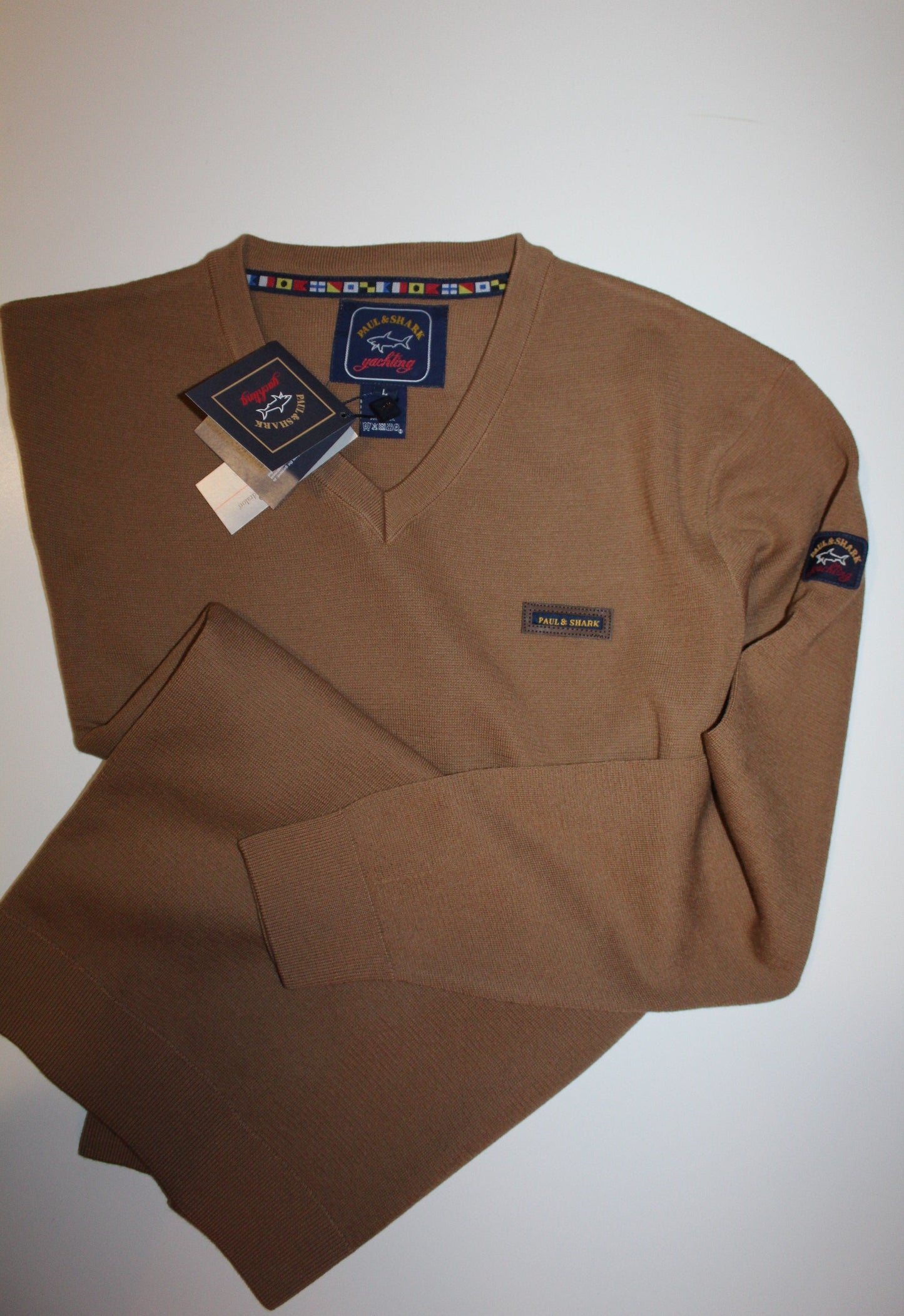 Camisola 3F Gola V Paul & Shark Regular Fit /Superfine Merinos :-)
