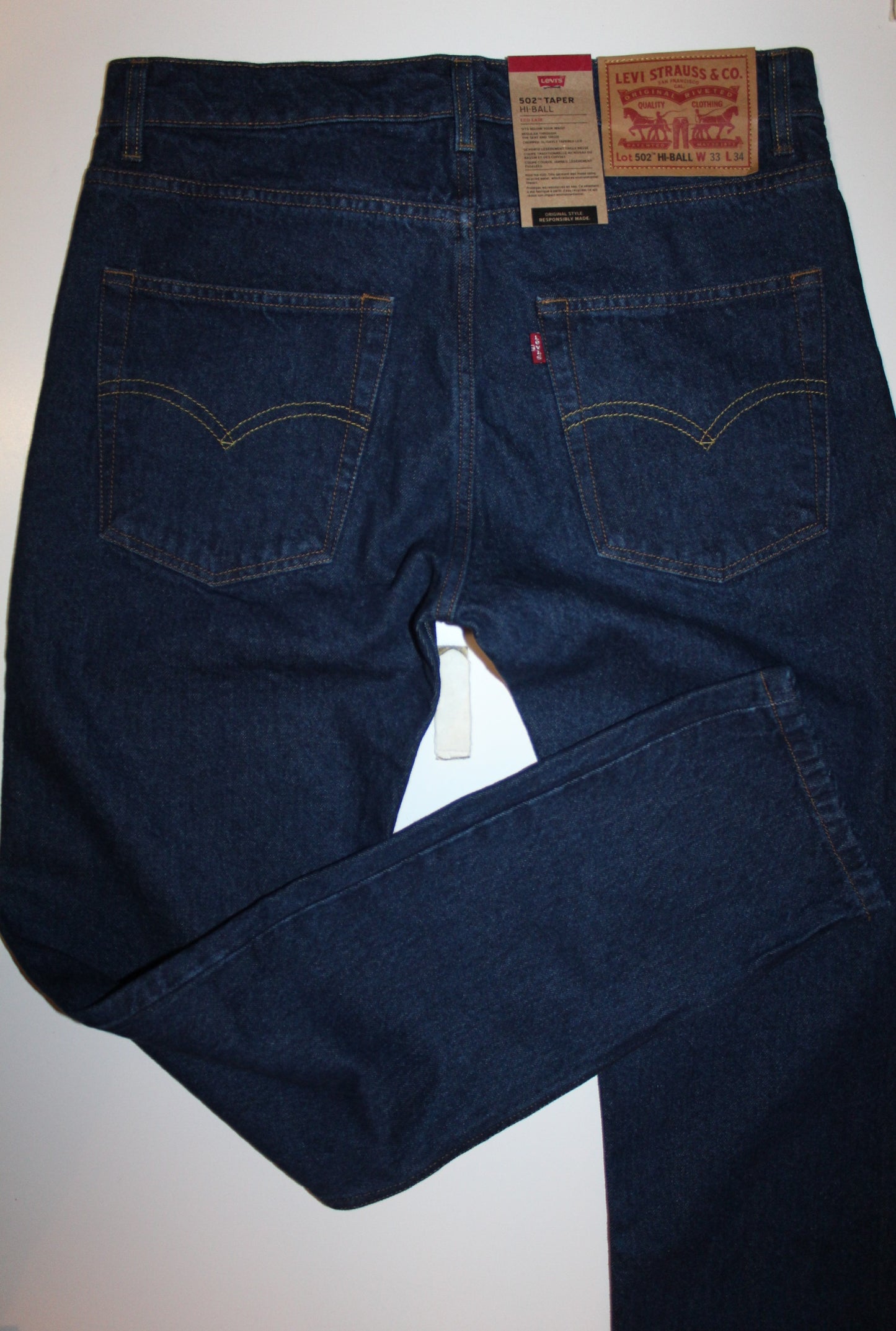 Calça 18 Levis 502 Hi Ball
