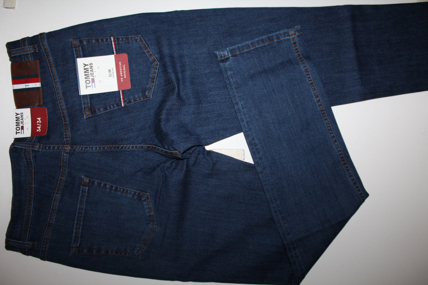 Calça 8 Tommy Jeans Slim Scanton