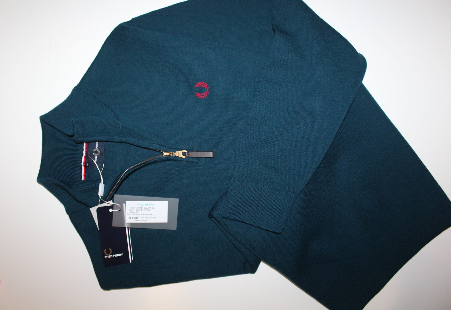 Camisola Polo 17 GF Fred Perry Regular Fit /Superfine Merinos :-) **OFERTA 2,90 € de desconto