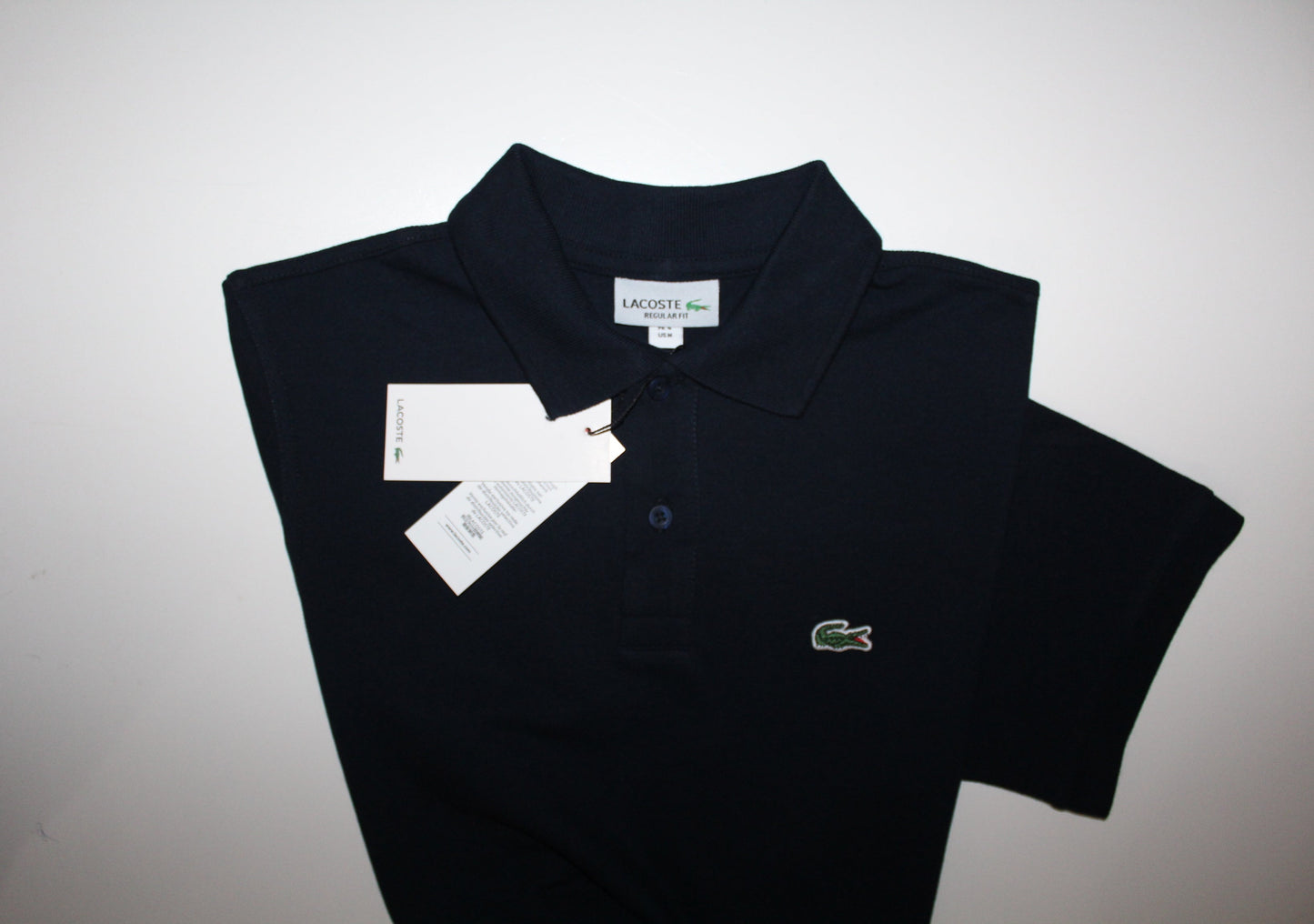 Polo 1 Lacoste Regular Slim Fit Azul Marinho