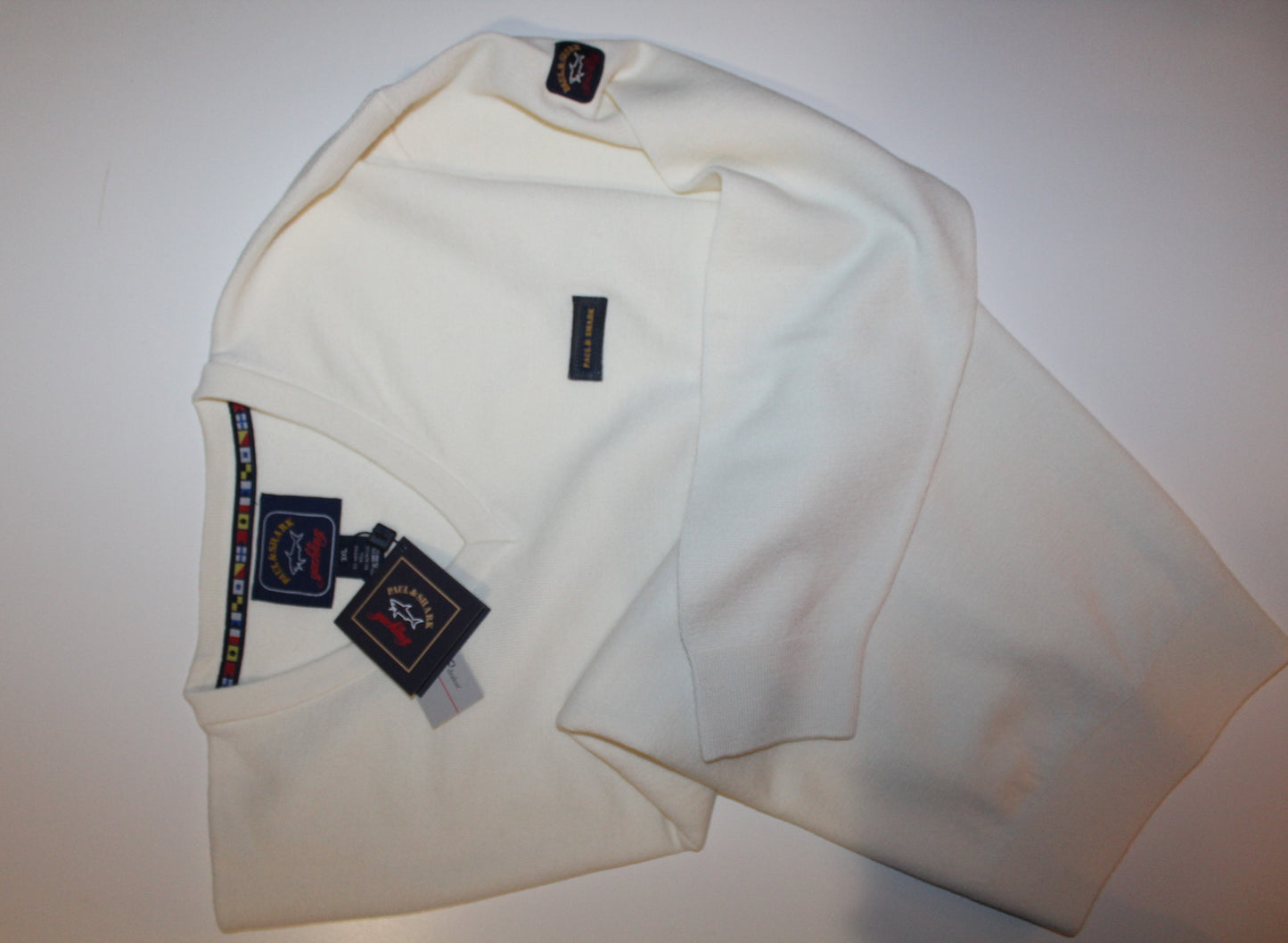 Camisola 3F Gola V Paul & Shark Regular Fit /Superfine Merinos :-)