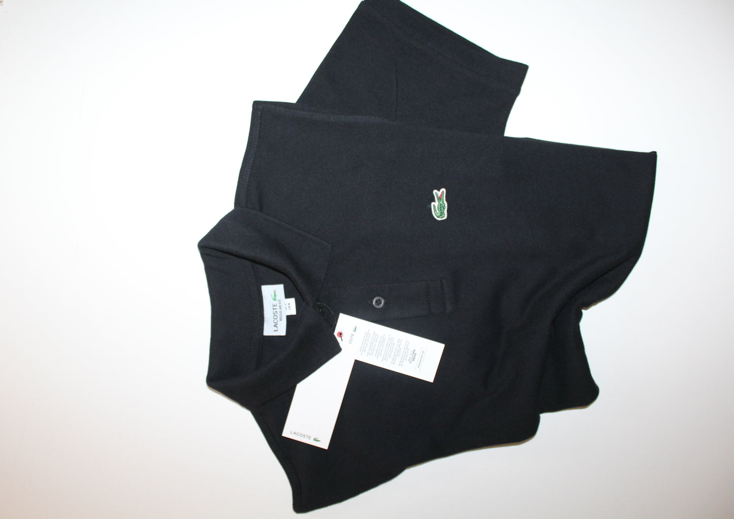 Polo 1 Lacoste Regular Slim Fit  Preto!! :-)