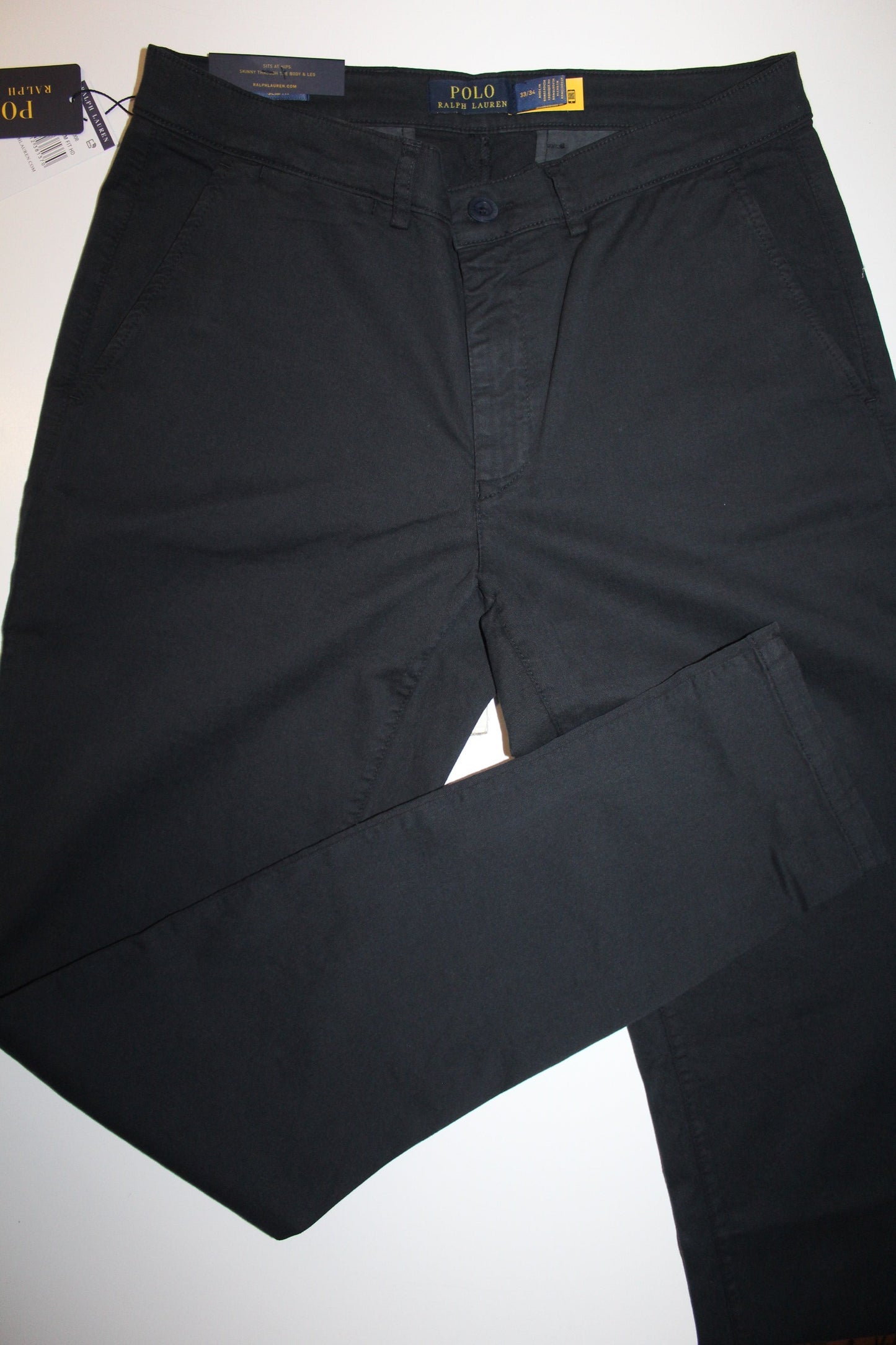 Calça 1 Chino Polo Ralph Lauren ** Sarja STRETCH TAILORED SLIM FIT