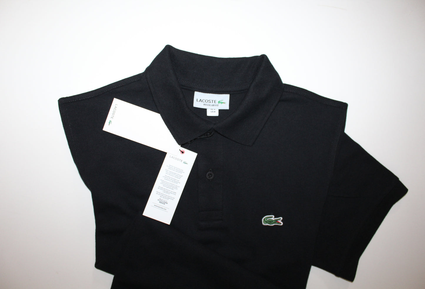 Polo 1 Lacoste Regular Slim Fit  Preto!! :-)