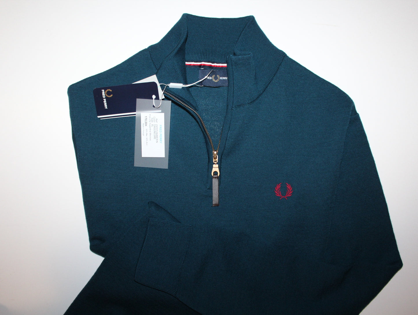 Camisola Polo 17 GF Fred Perry Regular Fit /Superfine Merinos :-) **OFERTA 2,90 € de desconto