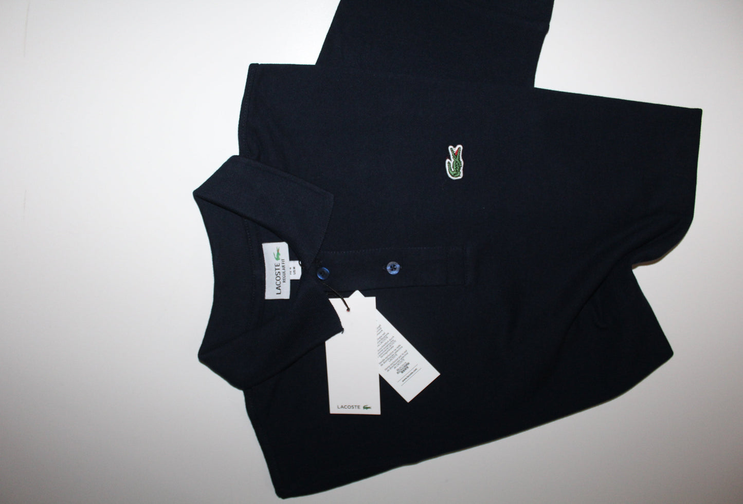 Polo 1 Lacoste Regular Slim Fit Azul Marinho