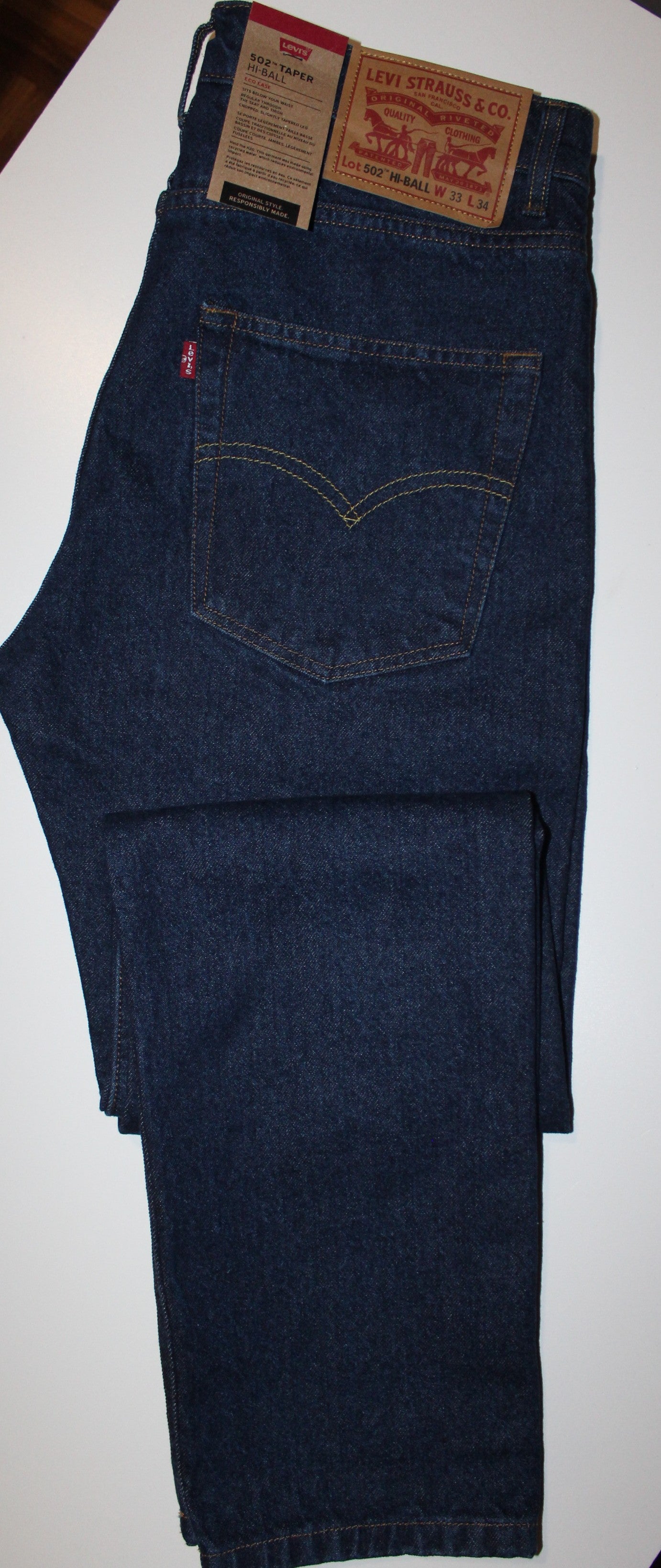 Calça 18 Levis 502 Hi Ball