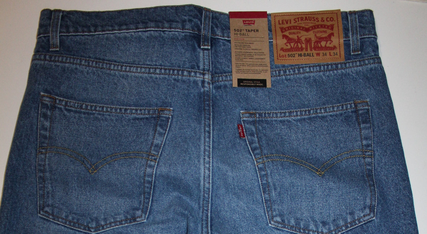 Calça 18 Levis 502 Hi Ball